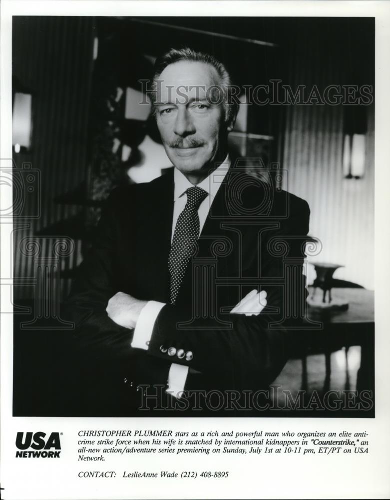 1995 Press Photo Christopher Plummer in Counterstrike - cvp44448 - Historic Images