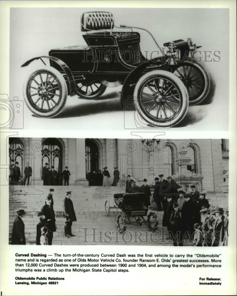 1989 Press Photo Curved Dash by Oldsmobile - Historic Images