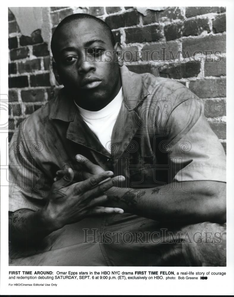 1998 Press Photo Omar Epps in First Time Felon - cvp44593 - Historic Images