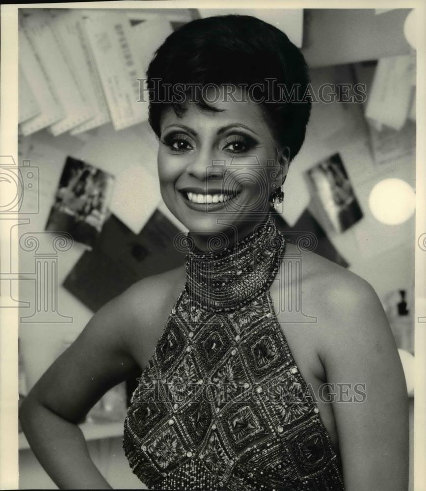 1986 Press Photo Leslie Uggams in Jerry&#39;s Girls - cvp76083 - Historic Images