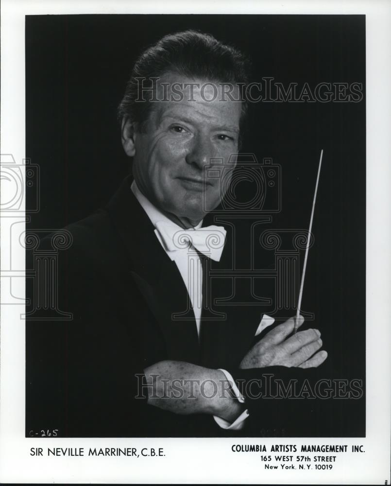 1987 Press Photo Sir Neville Marriner - Historic Images