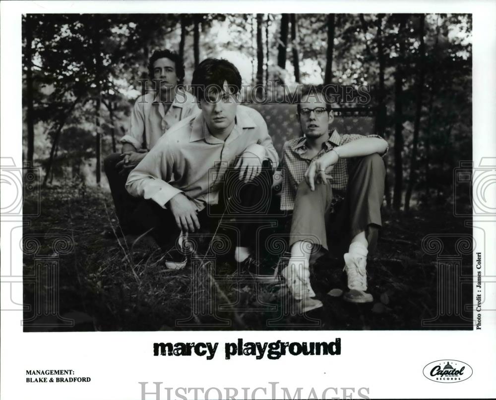 Press Photo Shlomi Lavie Dylan Keefe and John Wozniak of Marcy Playground - Historic Images