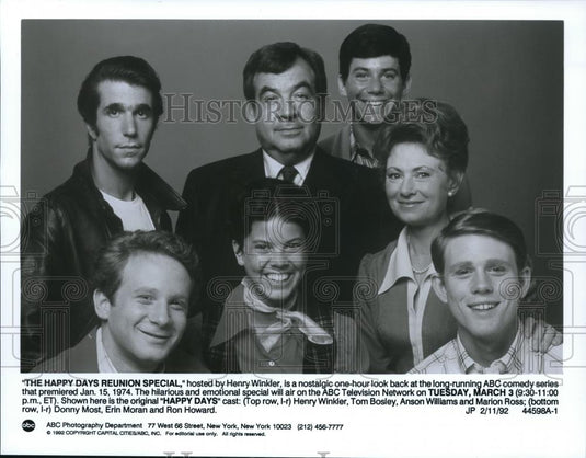 1992 Press Photo casts of The Happy days reunion Special - cvp57677 - Historic Images