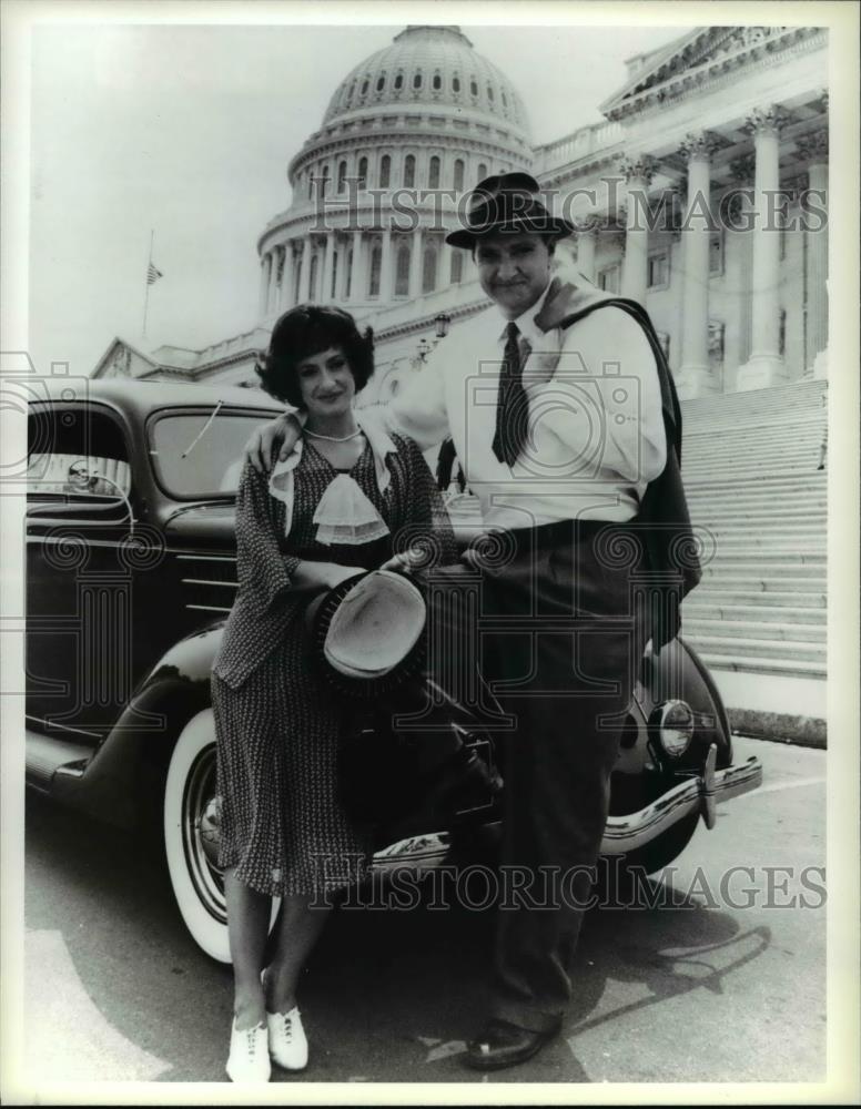 1987 Press Photo Randy Quaid Patti LuPone in LBJ The Early Years - cvp70340 - Historic Images