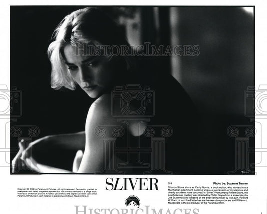 1993 Press Photo Sharon Stone in Sliver - cvp42728 - Historic Images