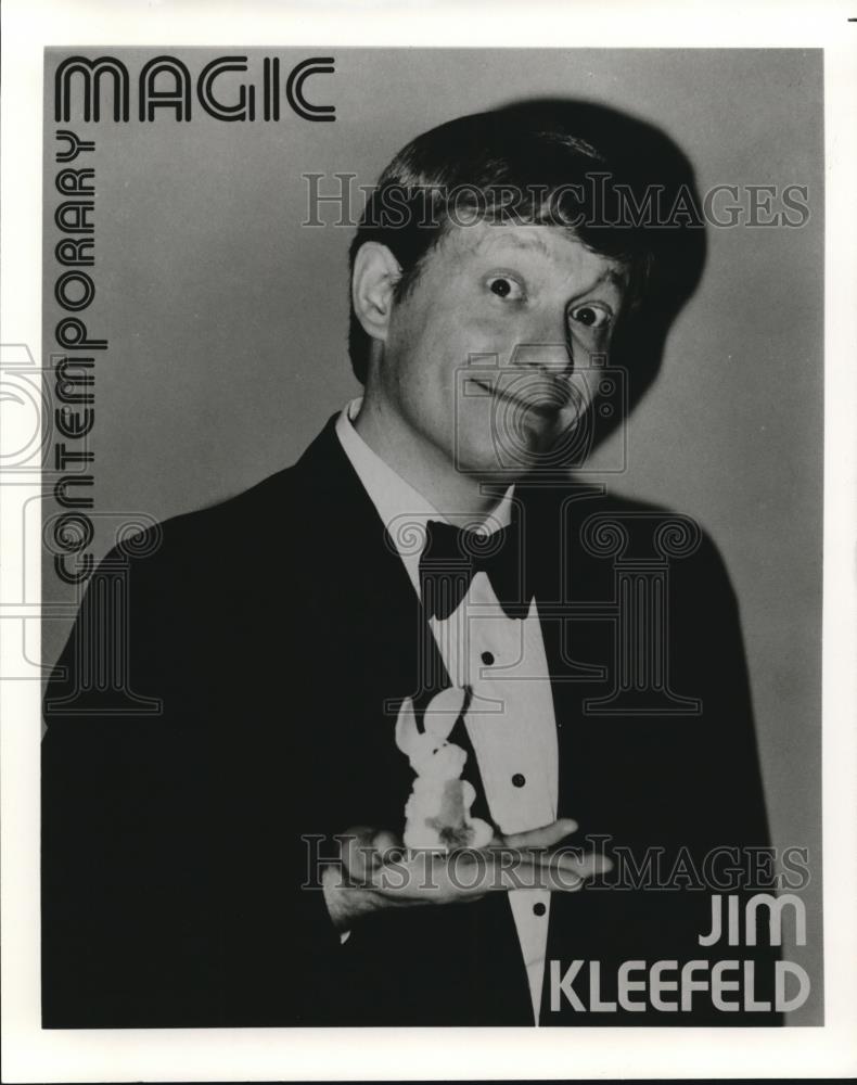 1990 Press Photo Jim Kleefeil at he Cleveland Hts County Folk &amp; Craft Fest - Historic Images