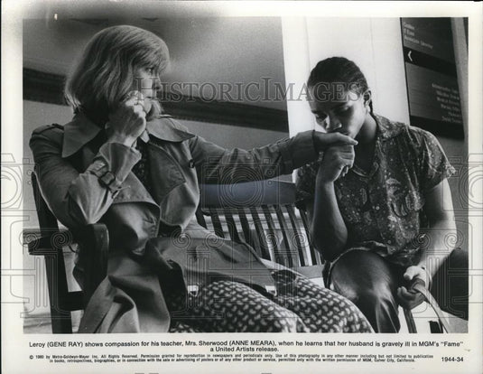 1980 Press Photo Gene Ray and Anne Meara in "Fame" - cvp49942 - Historic Images