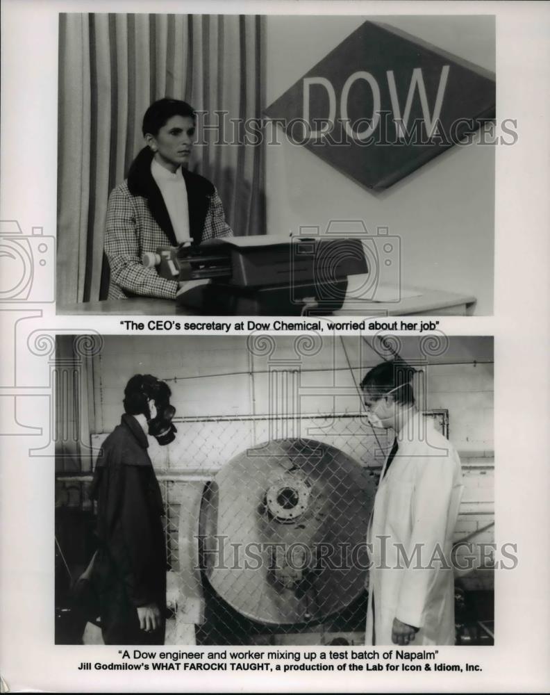 Press Photo Scenes from What Farocki Taught Dow Engineers Chemicals - Historic Images