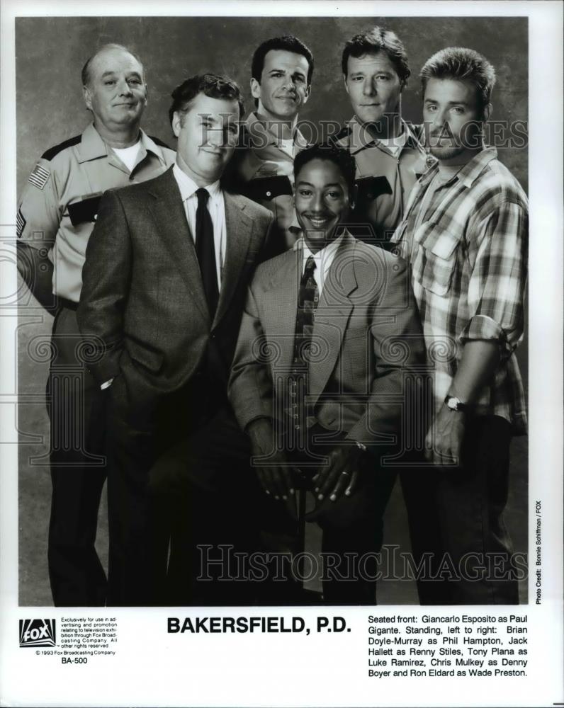 1993 Press Photo Giancarlo Esposito Brian Doyle-Murray on Bakersfield, P. D. - Historic Images