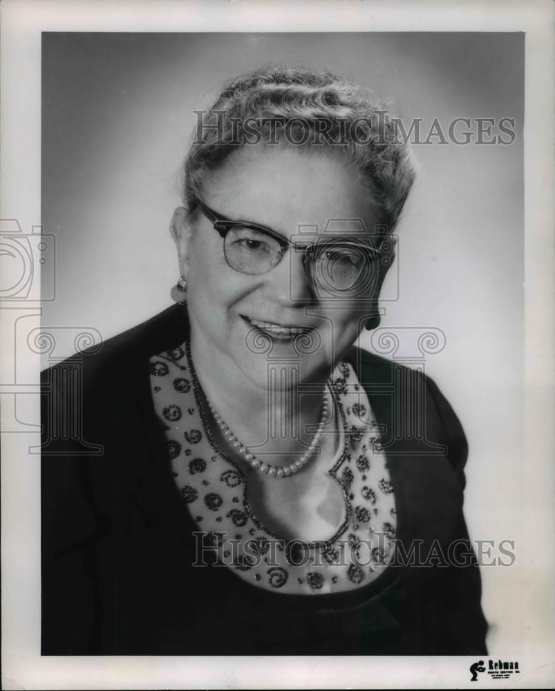 1961 Press Photo Miss Clara E Westropp President of Womens S &amp; L Association - Historic Images