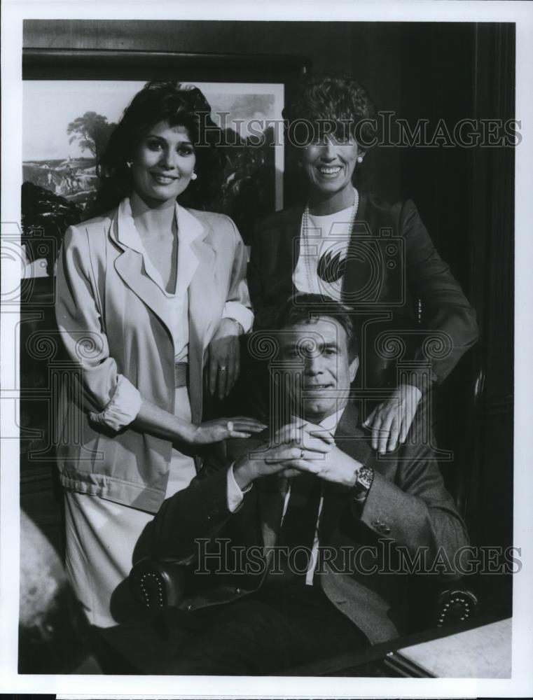 1984 Press Photo Deborah Adair Marcia Wallace Anthony Franciosa Finder Lost Love - Historic Images