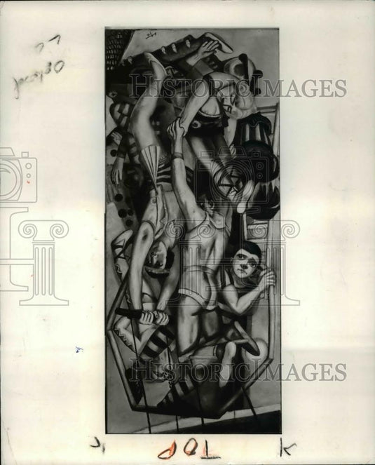 1983 Press Photo The Trapeze by Max Beckmann - cva59600 - Historic Images