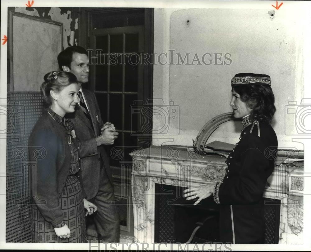 1981 Press Photo Junior League of Cleveland, Diane Ritchie, Ken Holzman. - Historic Images