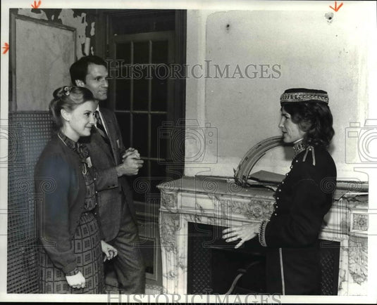 1981 Press Photo Junior League of Cleveland, Diane Ritchie, Ken Holzman. - Historic Images