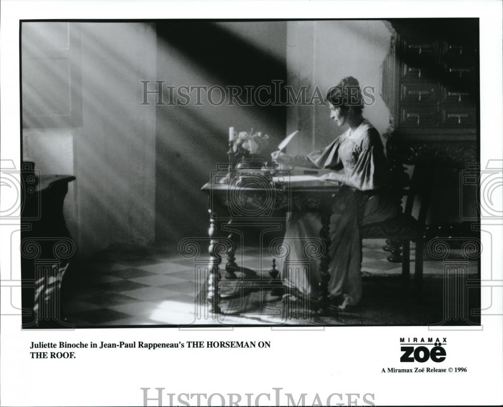 1996 Press Photo Juliette Binoche as Pauline de Theus The Horseman on the Roof - Historic Images