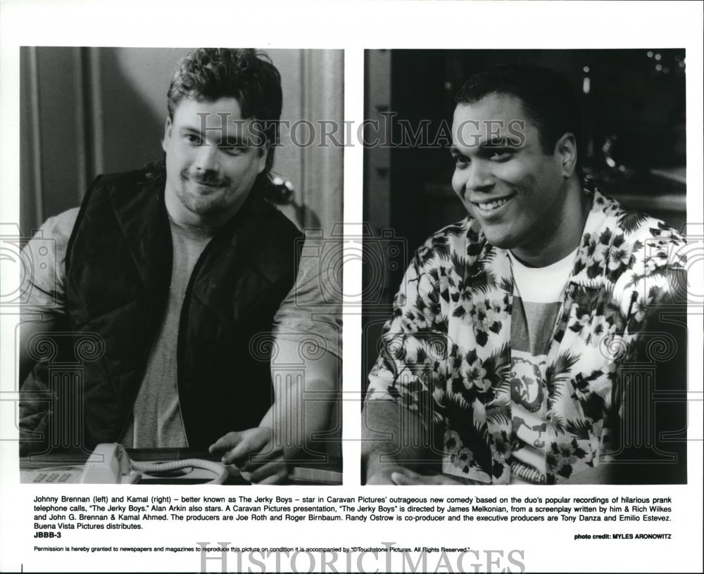 Press Photo Kamal & Johnny Brennan in The Jerky Boys - cvp57287 - Historic Images
