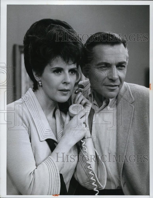 1966 Press Photo Mala Powers, Bob Patten - cvp48149 - Historic Images