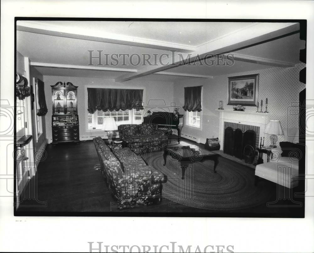 1989 Press Photo The historic home in Brunswick Ohio - Historic Images