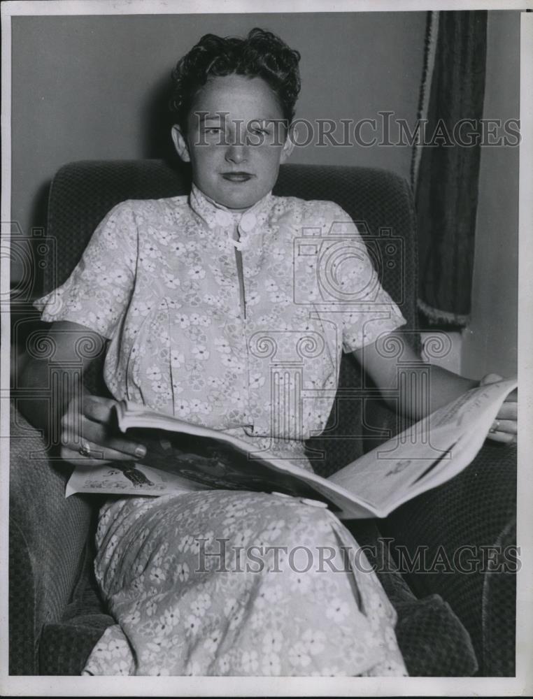 1935 Press Photo Olympian Katherine Rawls. - Historic Images