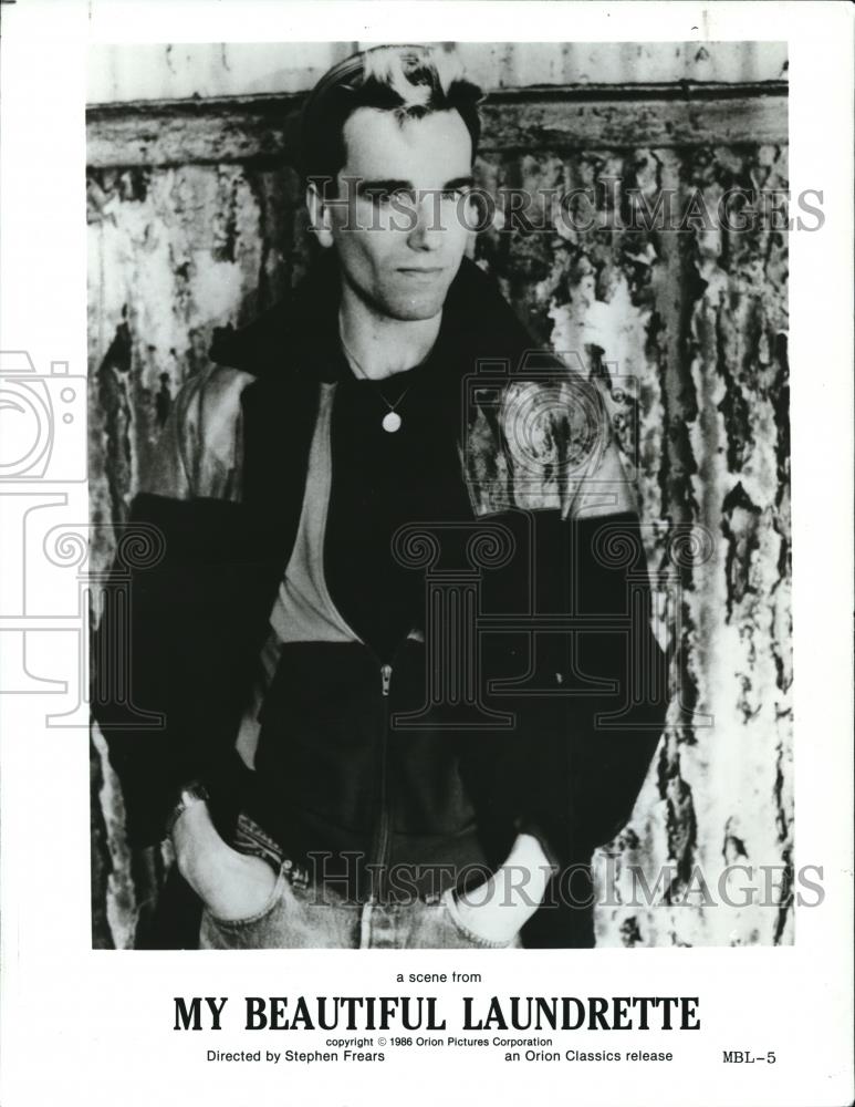 1986 Press Photo Daniel Day Lewis in My Beautiful Laundrette - cvp52271 - Historic Images