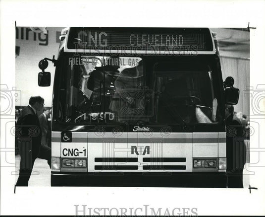 1990 Press Photo First factory designed & built public transportation RTA garage - Historic Images