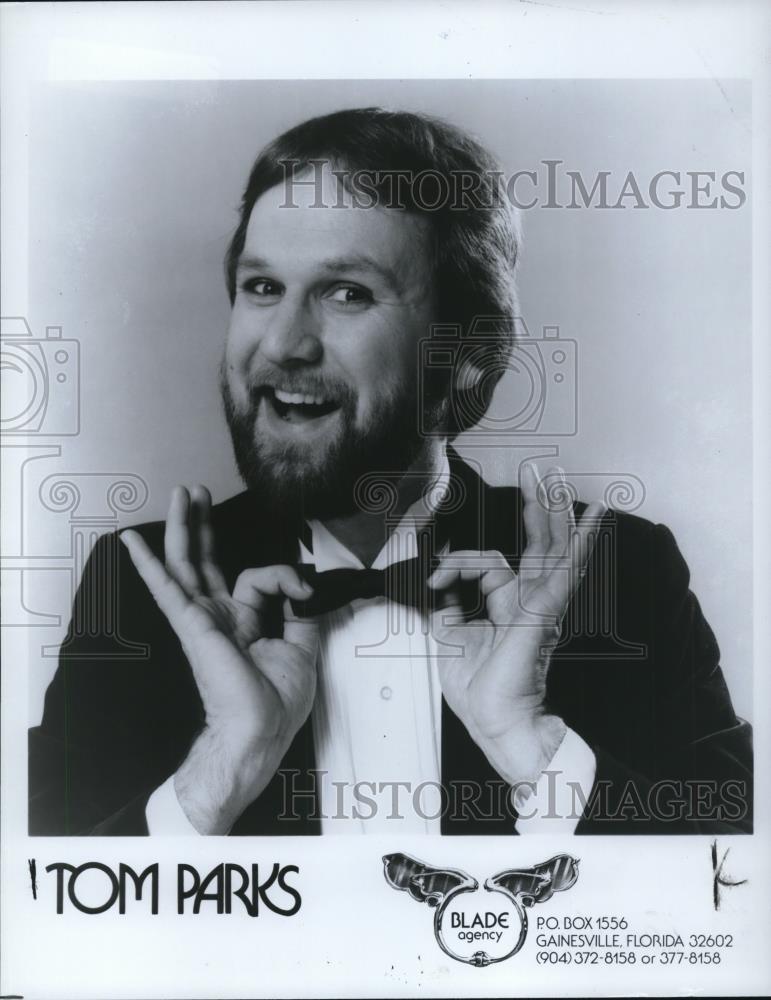 1985 Press Photo Tom Parks Comedian Actor Writer and Director - cvp49711 - Historic Images