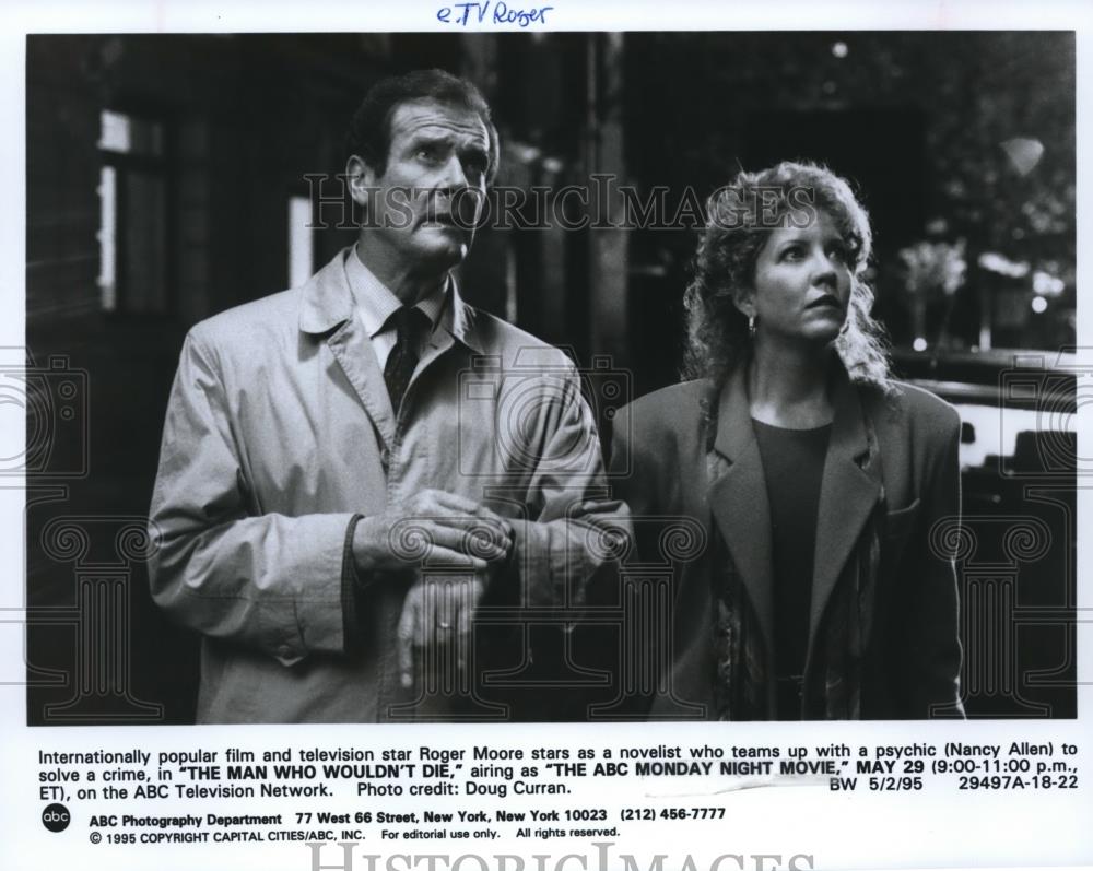 1995 Press Photo The ABC Monday Night Movie The Man Who Wouldn't Die - cvp73072 - Historic Images