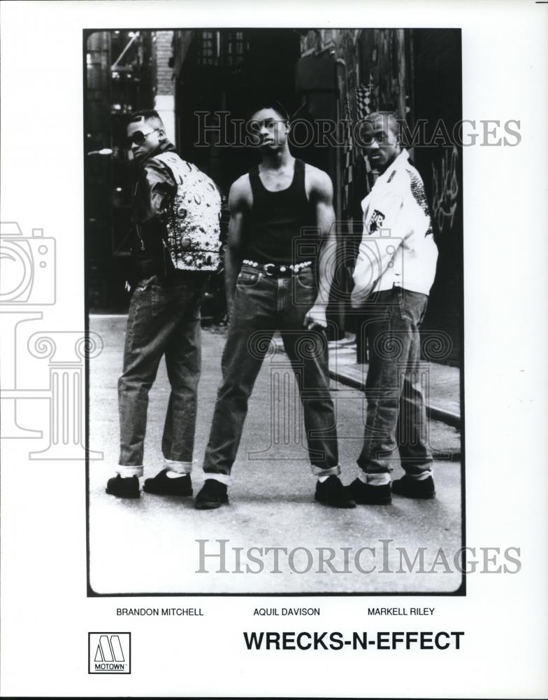 1989 Press Photo Brandon Mitchell, Aquil Davison of Wrecks-n-effect - cvp41496 - Historic Images