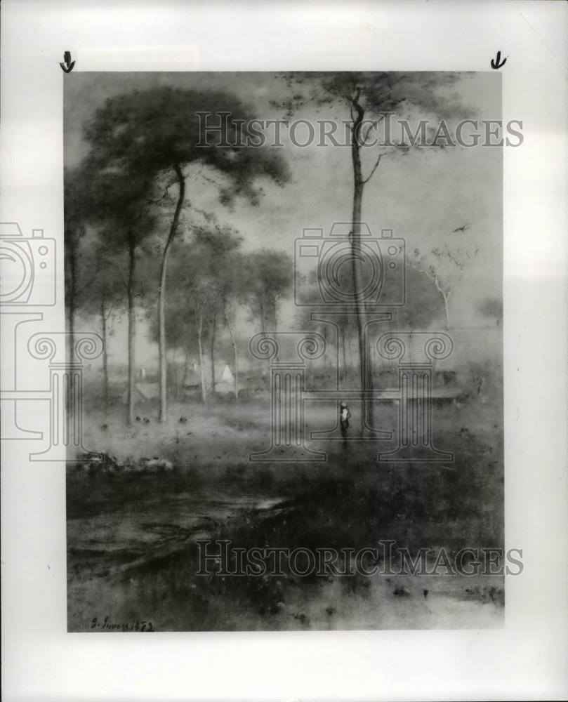 1985 Press Photo Early Morning, Tarpon Springs, 1892 by George Inness - Historic Images