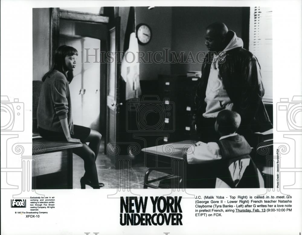 1997 Press Photo Malik Yoba George Gore II in New York Undercover - cvp51462 - Historic Images