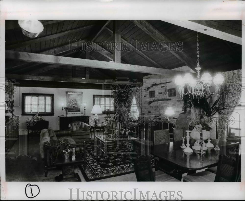 Undated Press Photo Interior Home Design - Historic Images