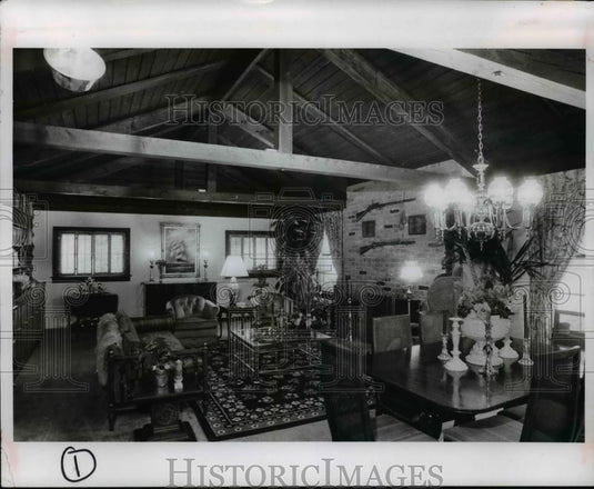Undated Press Photo Interior Home Design - Historic Images