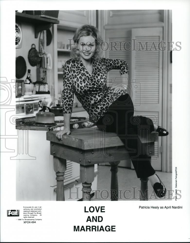 1998 Press Photo Patricia Healy in Love &amp; Marriage - Historic Images