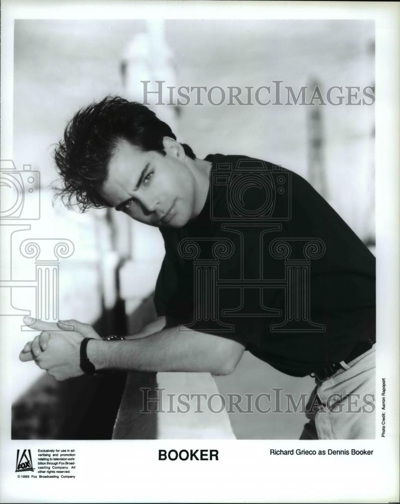 1989 Press Photo Richard Grieco in Booker - cvp54822 - Historic Images