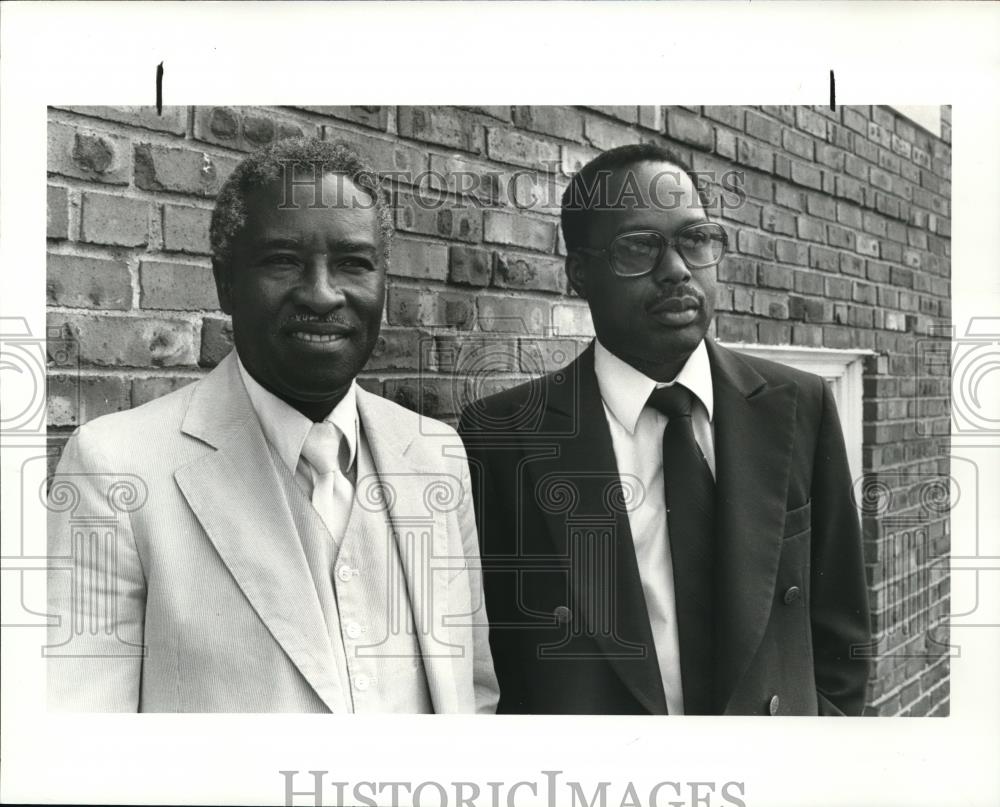 1982 Press Photo Buford Wilson and Frank M. James - Historic Images