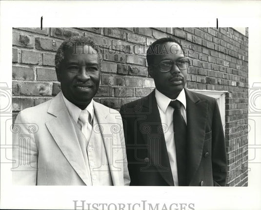 1982 Press Photo Buford Wilson and Frank M. James - Historic Images