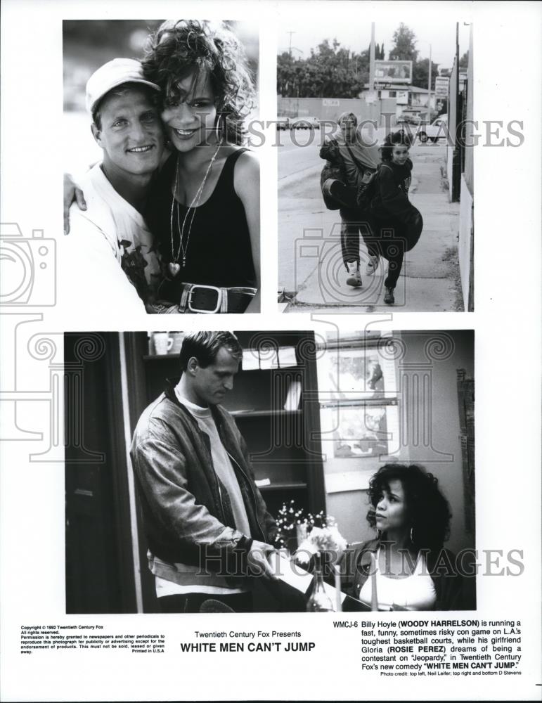 1993 Press Photo Twentieth Century Fox presents White Men Can't Jump with Rosie - Historic Images