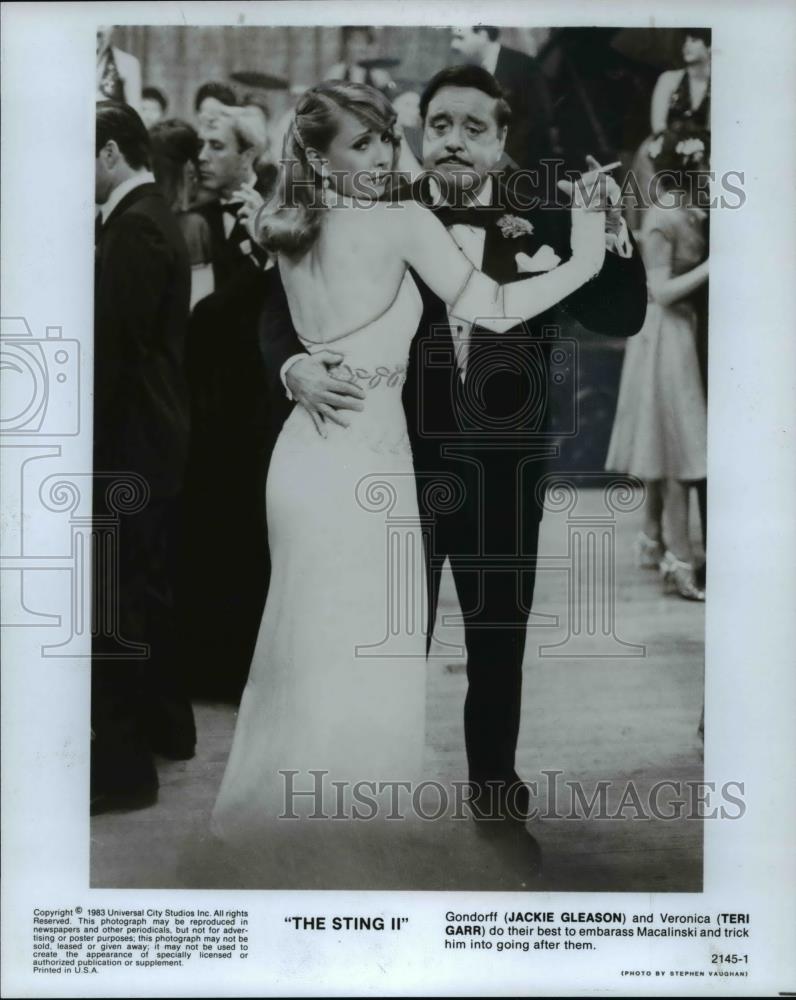 1983 Press Photo Jackie Gleason and Teri Garr star in The Sting II - cvp69727 - Historic Images