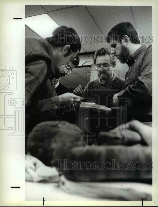 1984 Press Photo Mummies - Historic Images