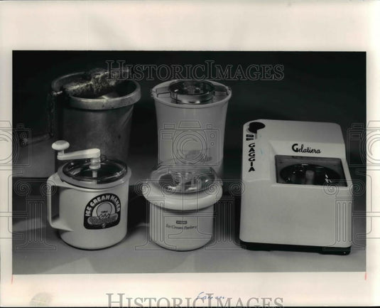 1991 Press Photo Ice Cream Machines - Historic Images