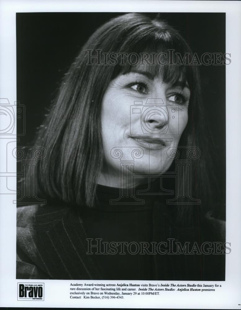 Press Photo Anjelica Huston on Inside the Actors Studio - cvp57965 - Historic Images