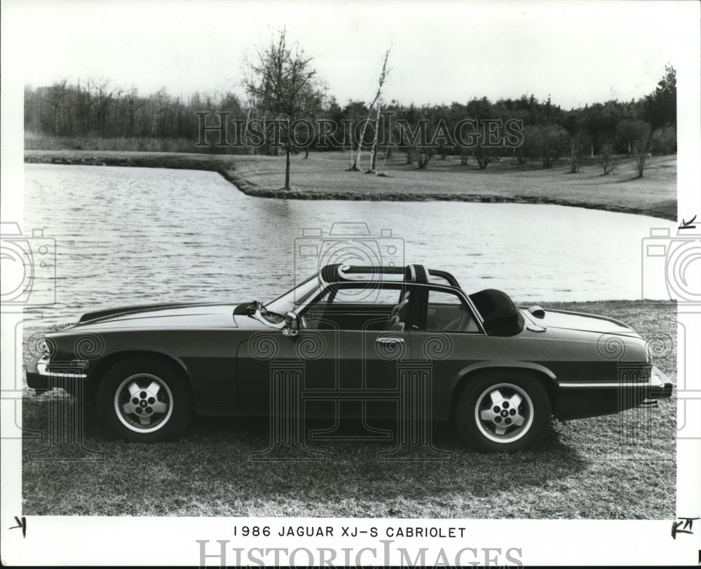 1986 Press Photo 1986 Jguard XJ-S Cabriolet Auto Model - Historic Images