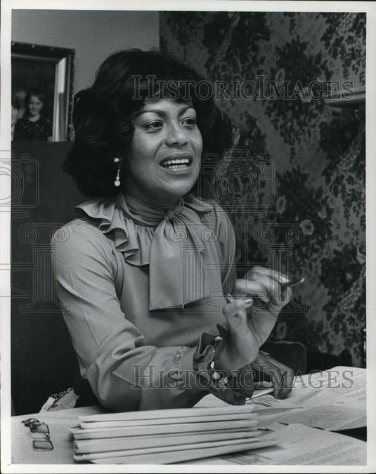 1978 Press Photo Dolores Morgan Performing Arts Assoc Party - Historic Images