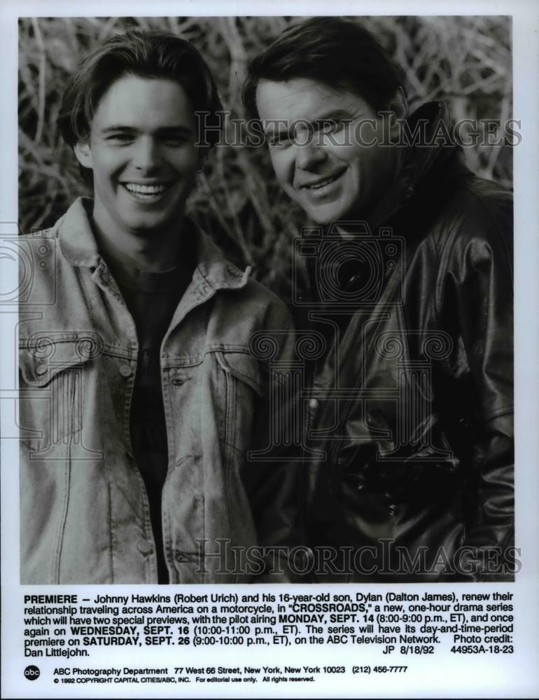 1992 Press Photo Robert Urich Dalton James in Crossroads - cvp54981 - Historic Images