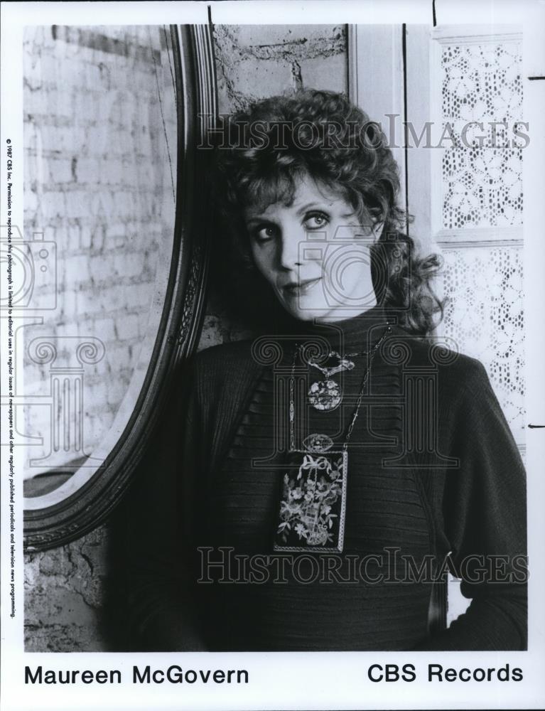1987 Press Photo Maureen McGOvern - Historic Images
