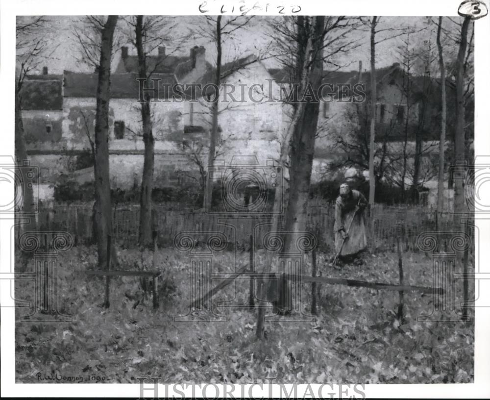 1992 Press Photo Impressionist painting from the Pennsylvania Academy collection - Historic Images