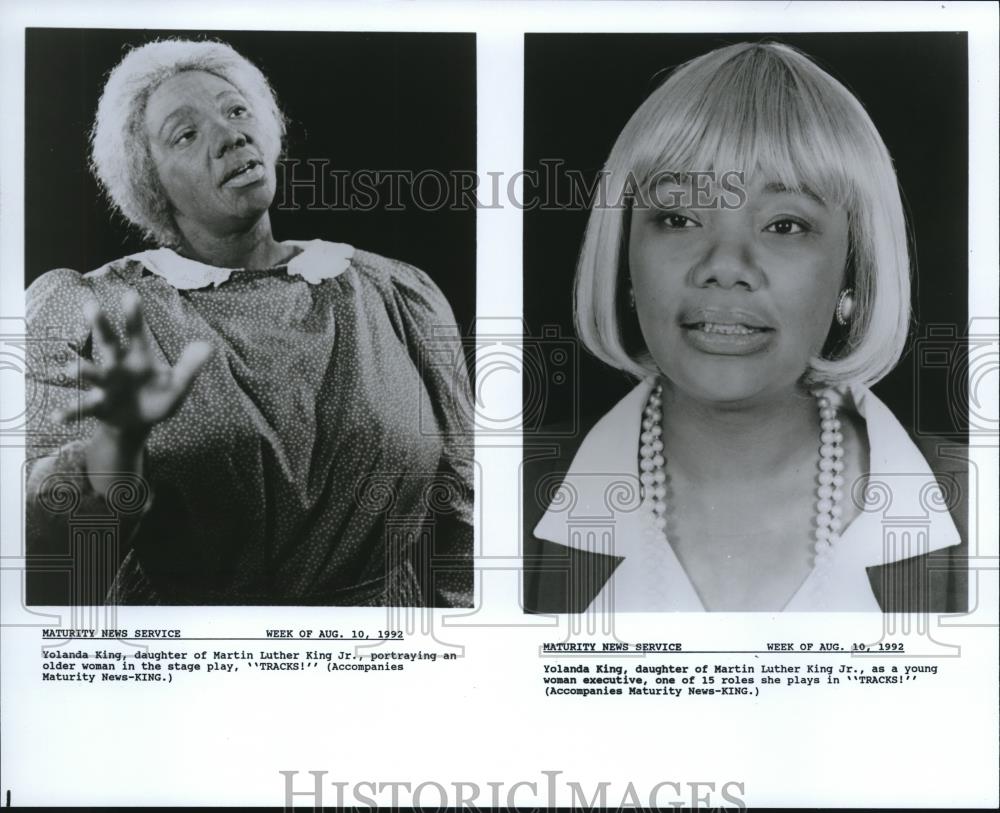 1992 Press Photo Yolanda King - Historic Images