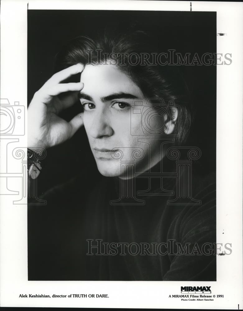 1991 Press Photo Alek Keshishian director of Truth or Dare movie film - Historic Images