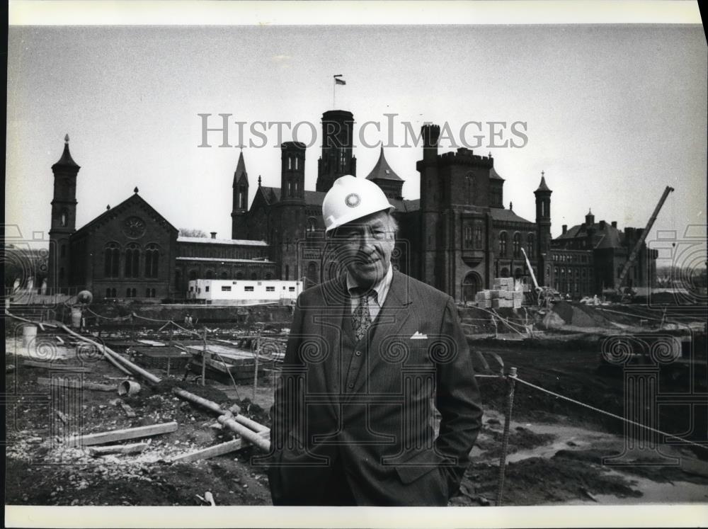 1984 Press Photo S Dillon Ripley Secretary Smithsonian Institute Washington - Historic Images