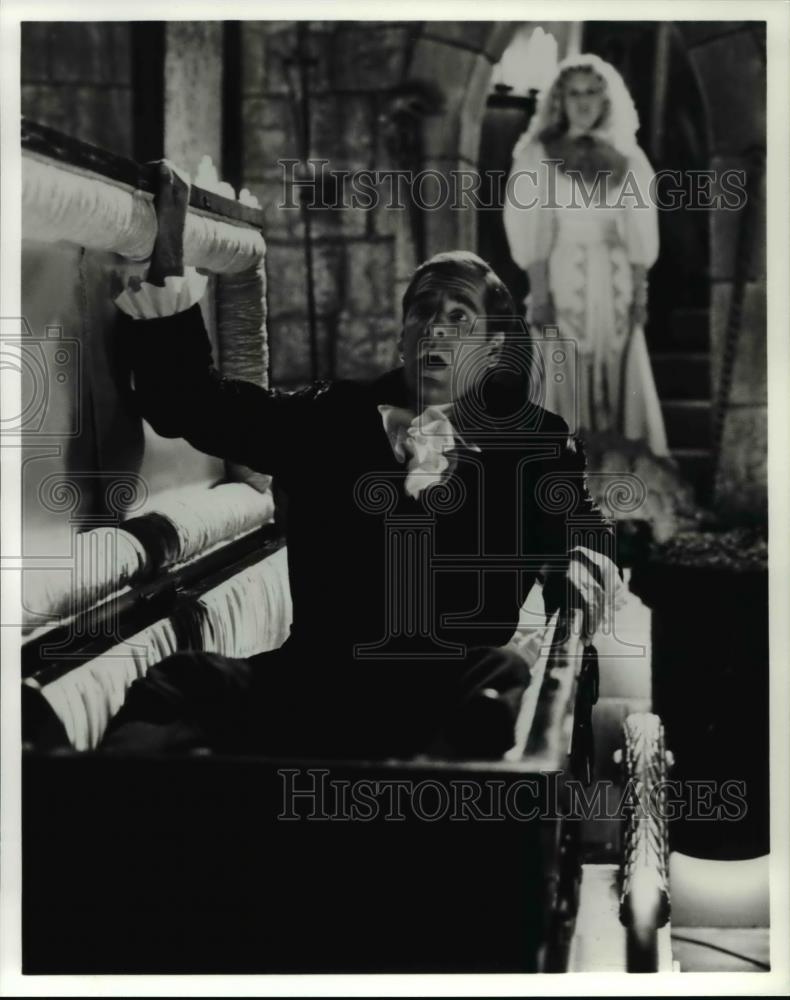 1993 Press Photo Scott Bakula and Shae D'Lynn star in Quantum Leap - cvp70401 - Historic Images